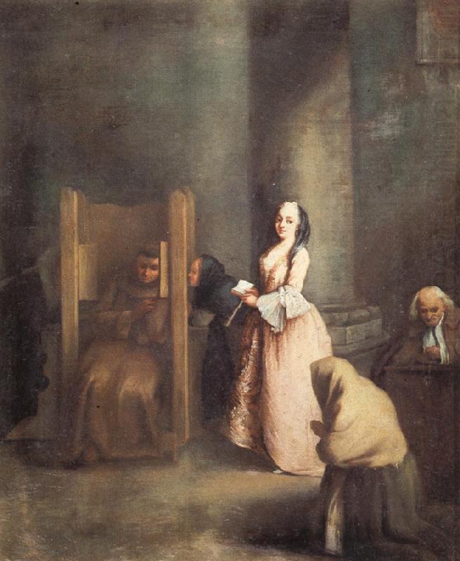 The Confession, Pietro Longhi